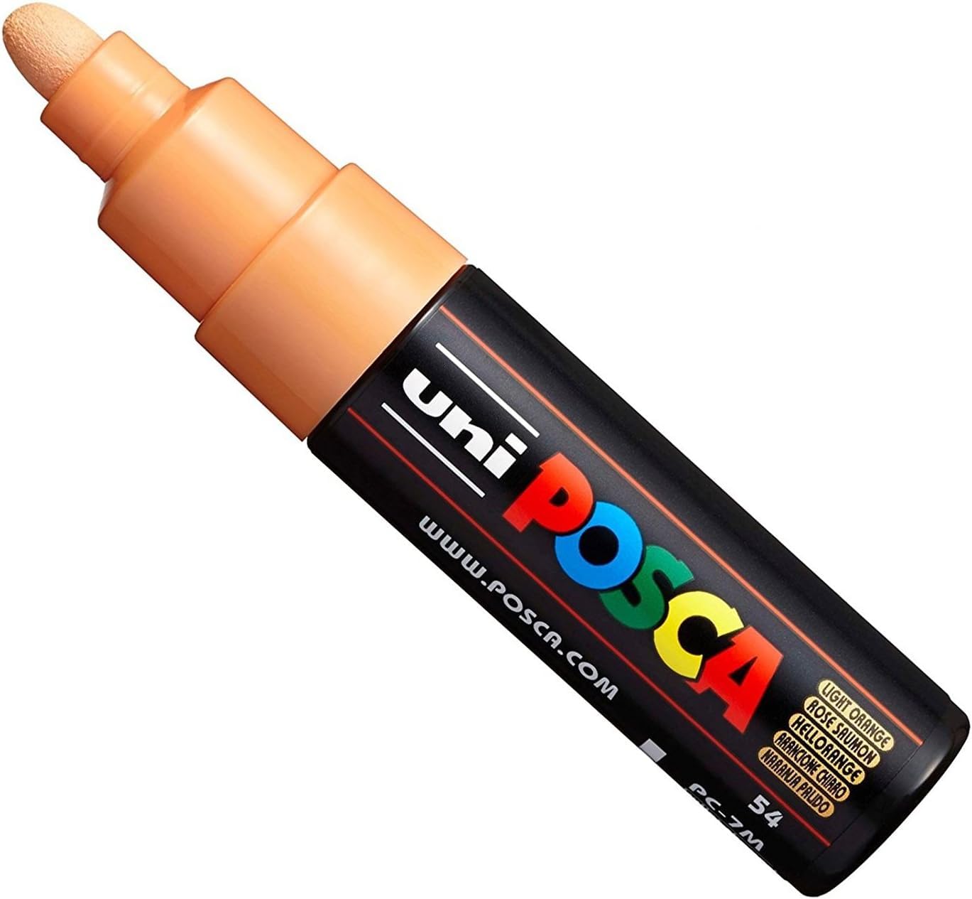 Uni POSCA PC-7M Paint Marker - marqueur – Large Pointe 4,5-5,5 mm – 15 couleurs Bright Yellow (Orange)