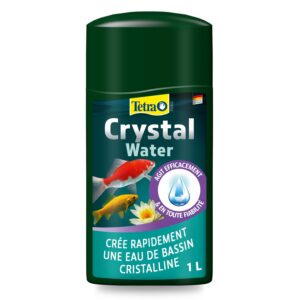 Tetra Pond CrystalWater – Clarificateur d’Eau de Bassin – Favorise une Eau Cristalline - Agglomère et facilite l’élimination des particules en suspension – 1 L