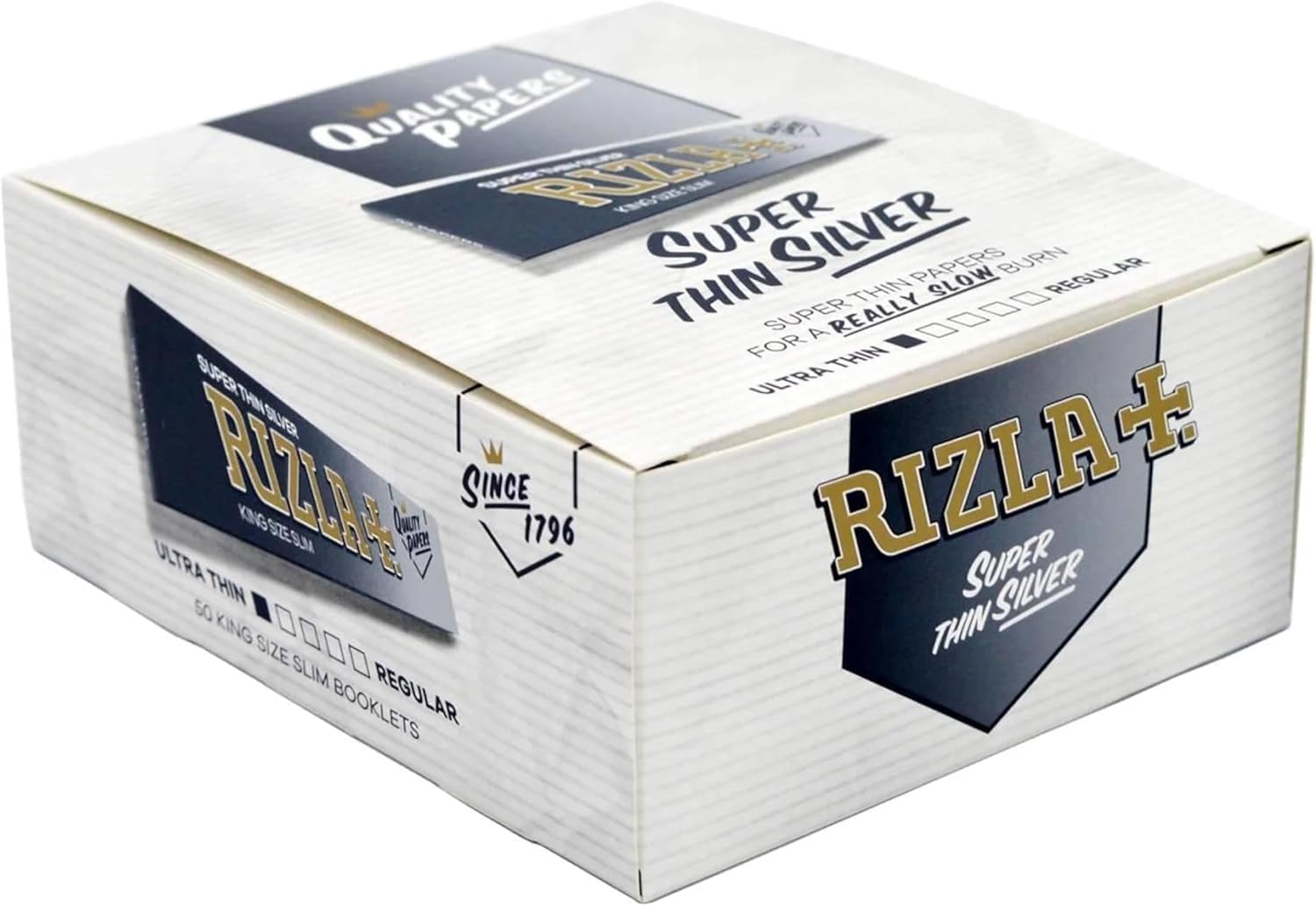 RIZLA+ — Lot de 50 Paquets de Papier à Rouler King Size Slim – Image 4