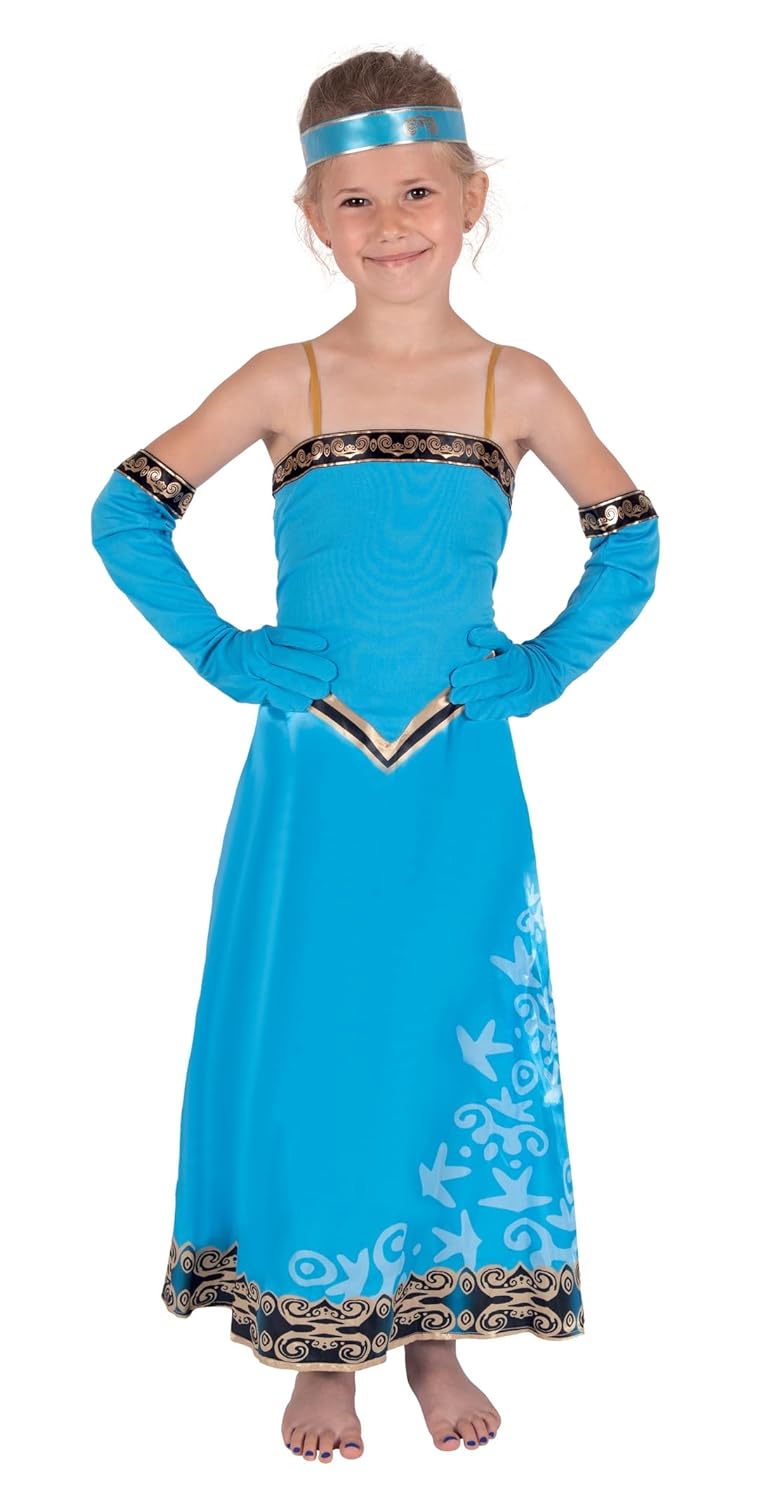 P'TIT CLOWN - Déguisement Marianne Enfant - Robin des Bois™ - Licence Officielle - Parfait pour Anniversaire, Carnaval, Cosplay, Halloween, Fête Costumée (7-9 ans)