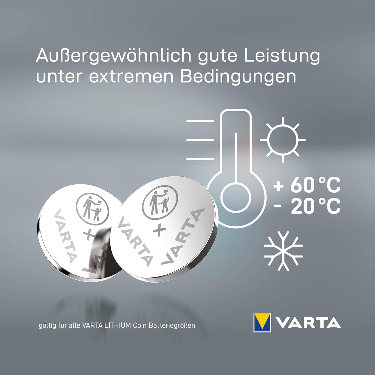 VARTA — Lot de 5 Piles Bouton CR2032 3V – Image 4