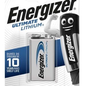 Energizer Lot de 4 Piles au Lithium 9 V L522-9V-FR22-E 9 V
