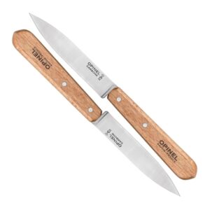 Opinel 1222 Boite de 2 Couteaux d'Office N°102 Lame Carbone