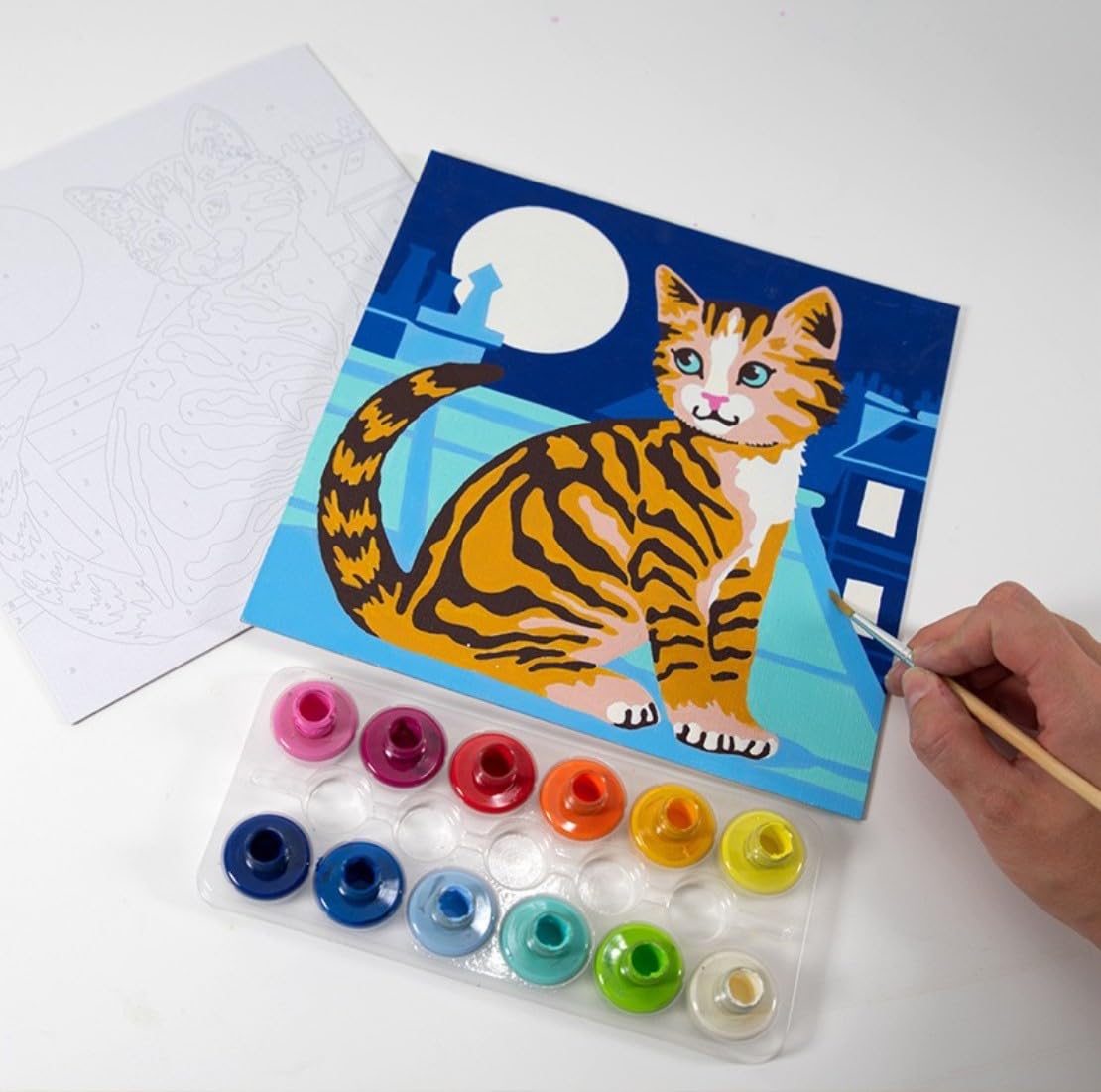 SENTOSPHÈRE Colorizzy Cats — Kit Peinture par Numéros Chats – Image 3