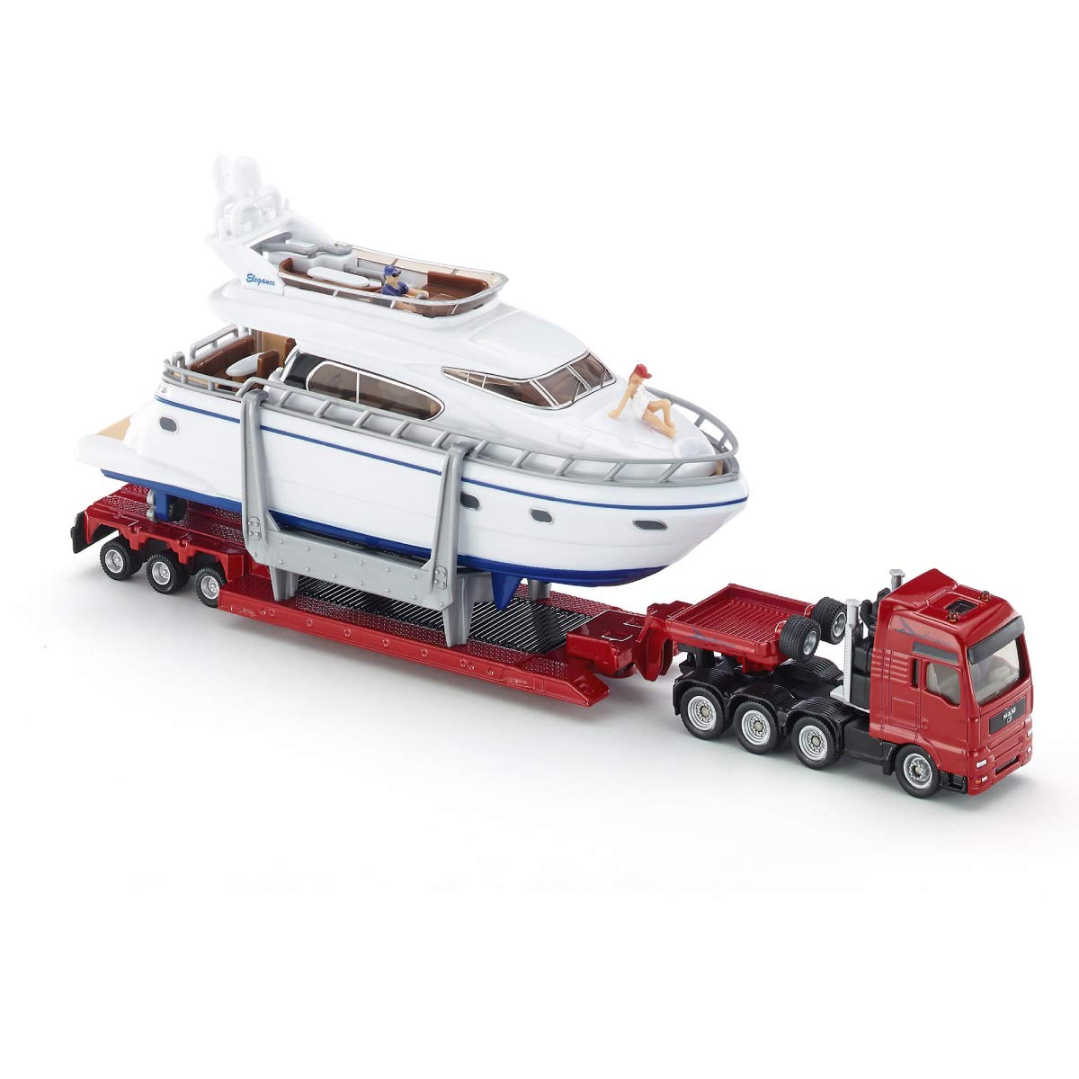 SIKU 1849 — Transporteur de poids lourds avec yacht 1:87 – Image 3