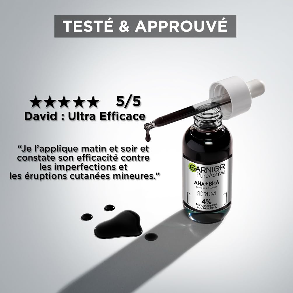 GARNIER Pure Active — Sérum anti-points noirs au charbon 30 ml – Image 5