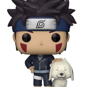 Funko Pop! Animation: Naruto-Kiba Inuzuka with Akamaru - Figurine en Vinyle à Collectionner - Idée de Cadeau - Produits Officiels - Jouets pour Les Enfants et Adultes - Anime Fans