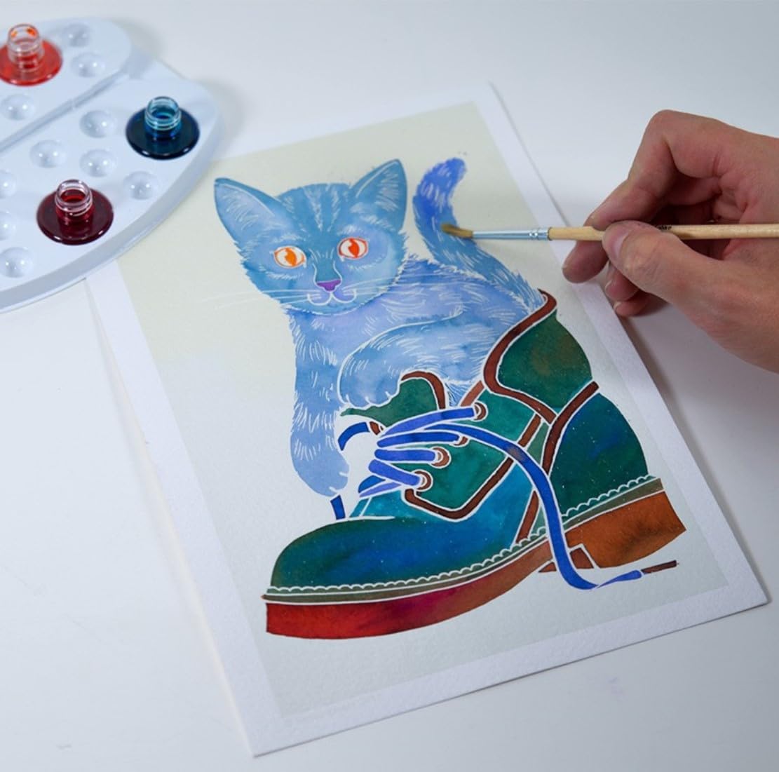 SENTOSPHÈRE AQUARELLUM JUNIOR — Kit Peinture Chatons – Image 2