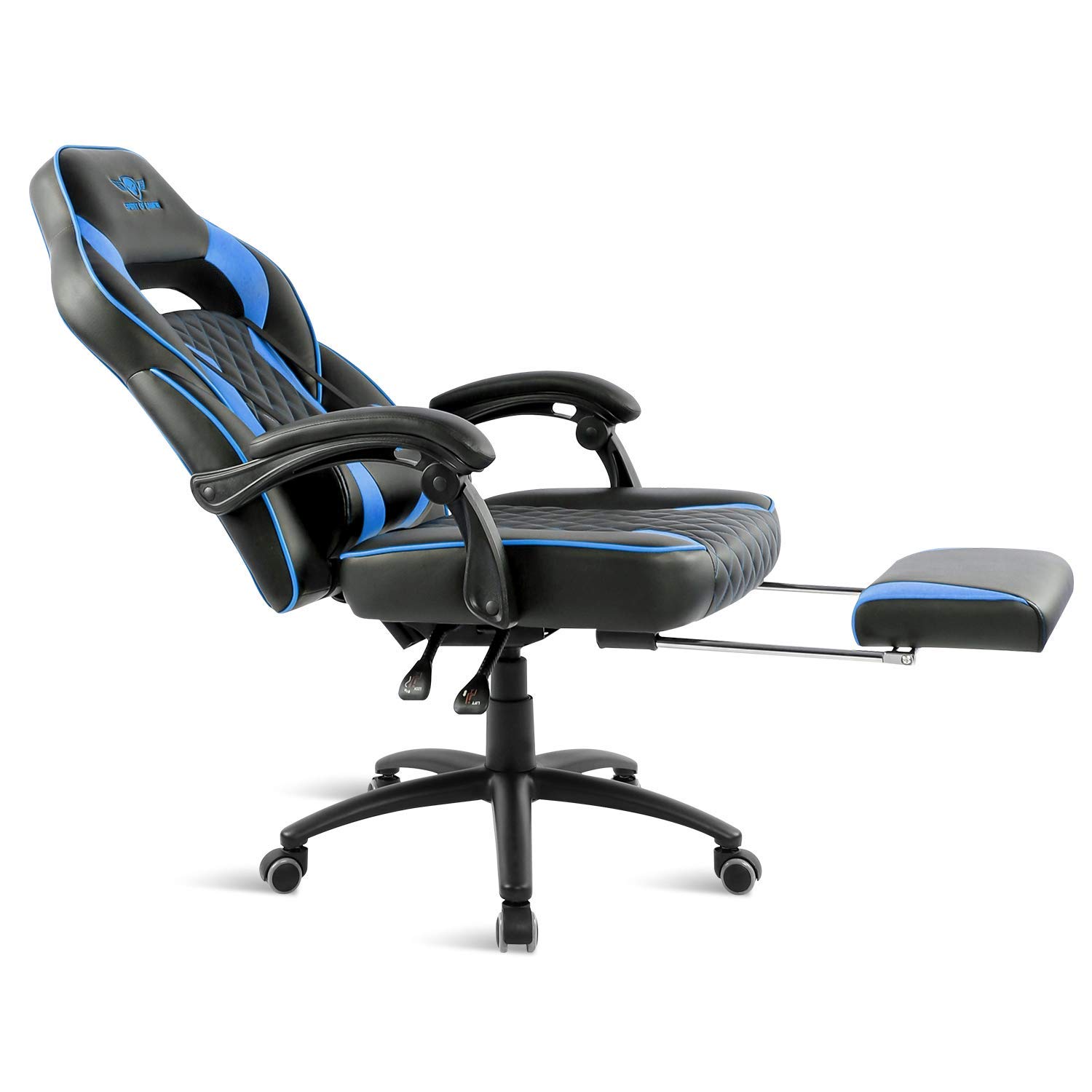SPIRIT OF GAMER Mustang Series — Chaise gaming bleue inclinable – Image 6