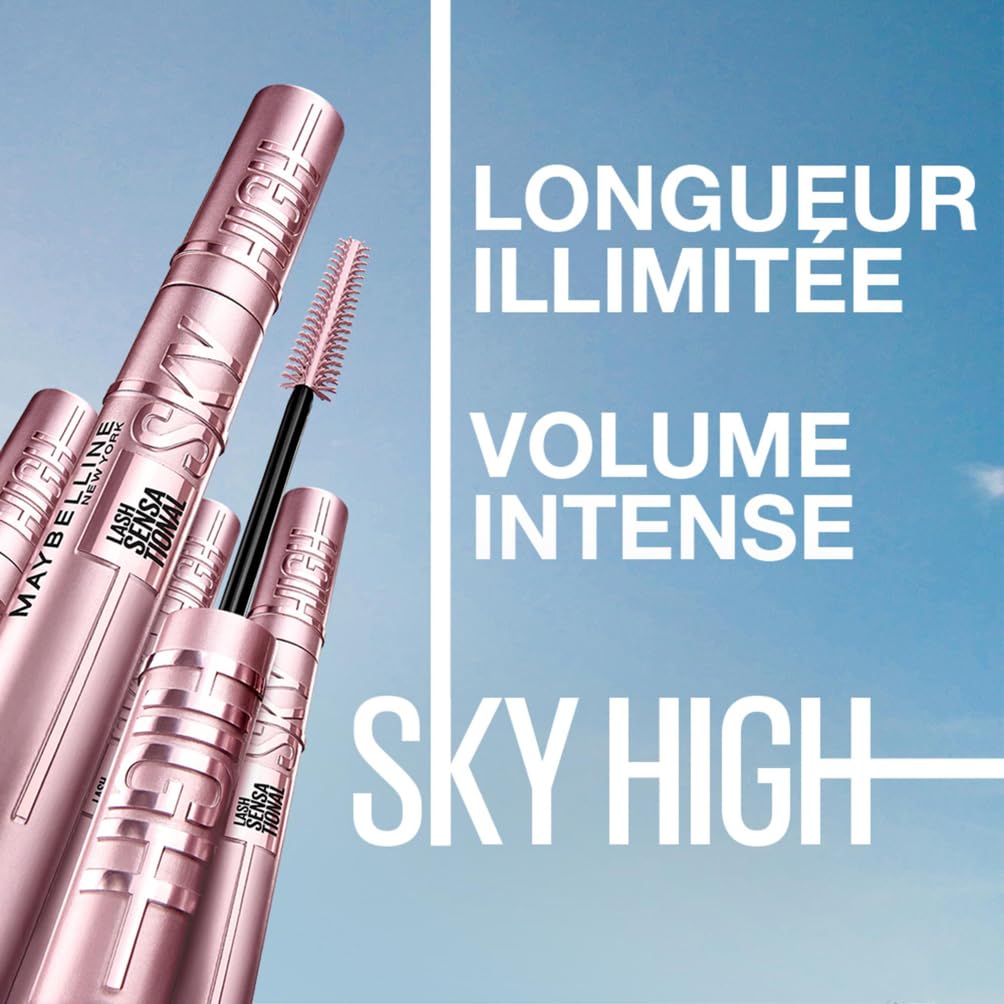 MAYBELLINE NEW YORK Sky High — Mascara waterproof Very Black 6 ml – Image 2