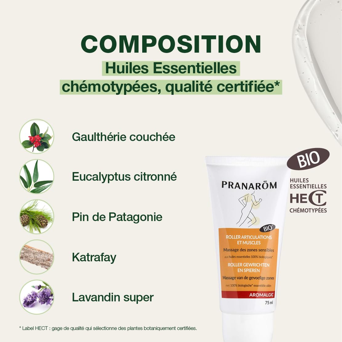 PRANARÔM Aromalgic — Roller articulations & muscles 75 ml – Image 4