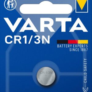 VARTA Piles Bouton CR1/3N, lot de 1, Lithium Coin, 3V, emballage sécurisé pour les enfants, pour petits appareils électroniques - clés de voiture, télécommandes, balances