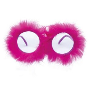 P'TIT CLOWN - Lunettes Fantaisies - Funny Party Glasses - Adulte - Parfaites pour Déguisement Carnaval, Cosplay, Soirée Cocktail, Fête Tropicale - Plastique (Lunettes Boa)