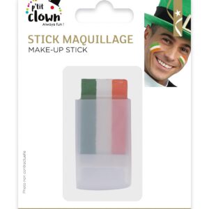 P'TIT CLOWN - 23248 - Stick de Maquillage Saint Patrick, Thème Irlandais - Soutien Festif à l'Irlande, Maquillage de Déguisement - Utilisation Facile, Lavable