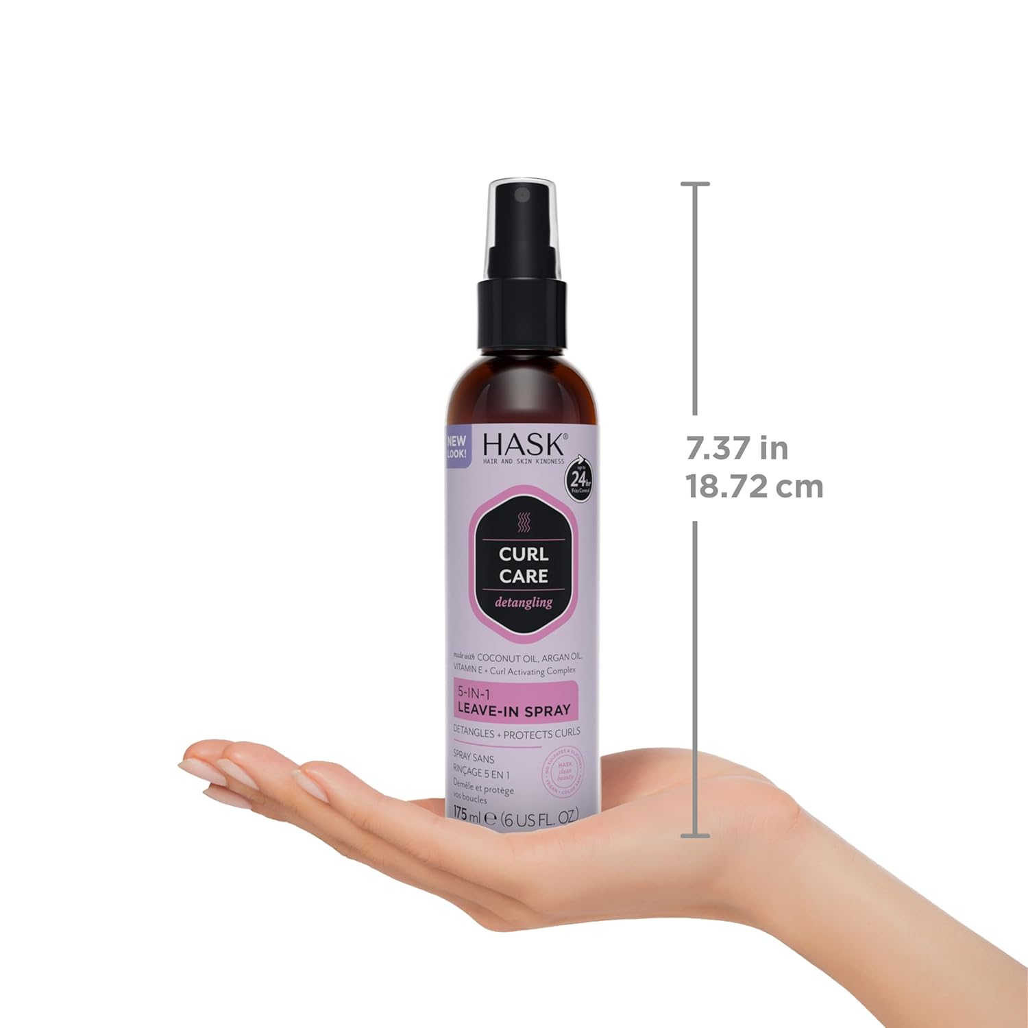 HASK Curl Care — Spray après-shampooing 5 en 1 175 ml – Image 5