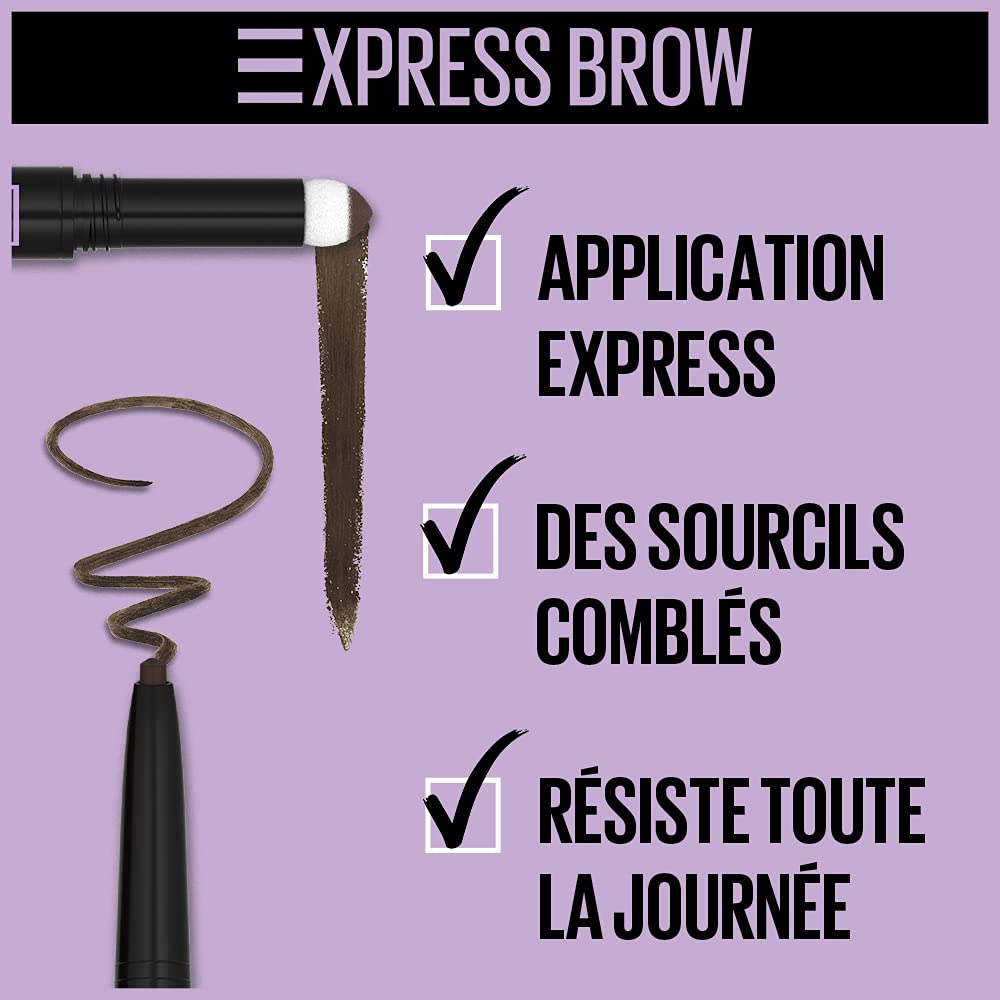 MAYBELLINE NEW YORK — Crayon à sourcils Express Brow Satin Duo – Image 3