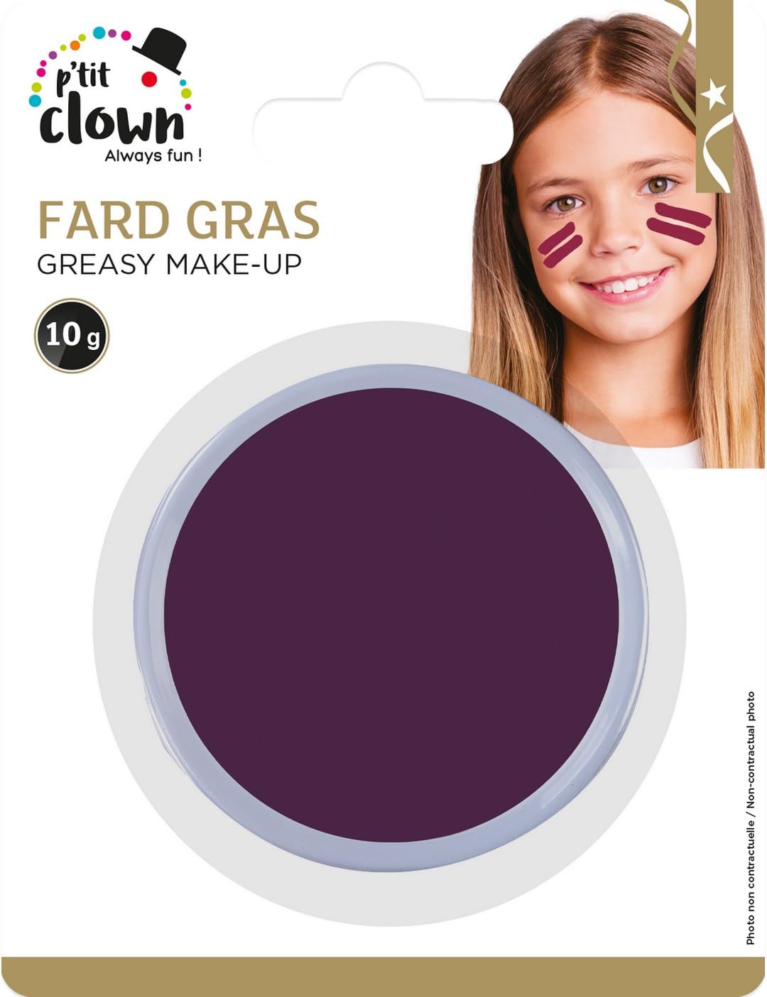 P'TIT CLOWN — Fard Gras Violet 10 g – Image 4