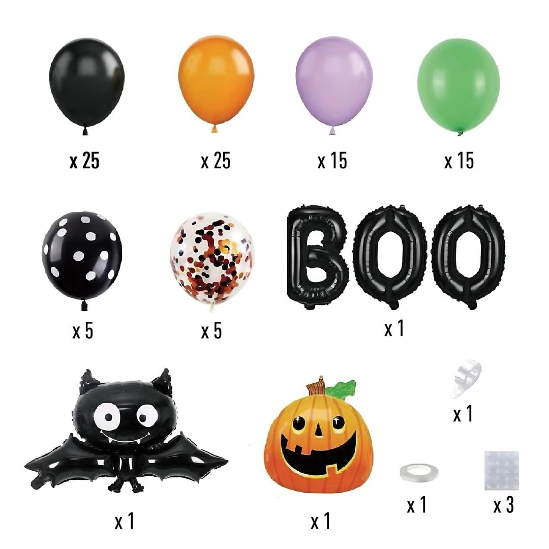 PTIT CLOWN — Kit Ballons Halloween 93 pièces – Image 2