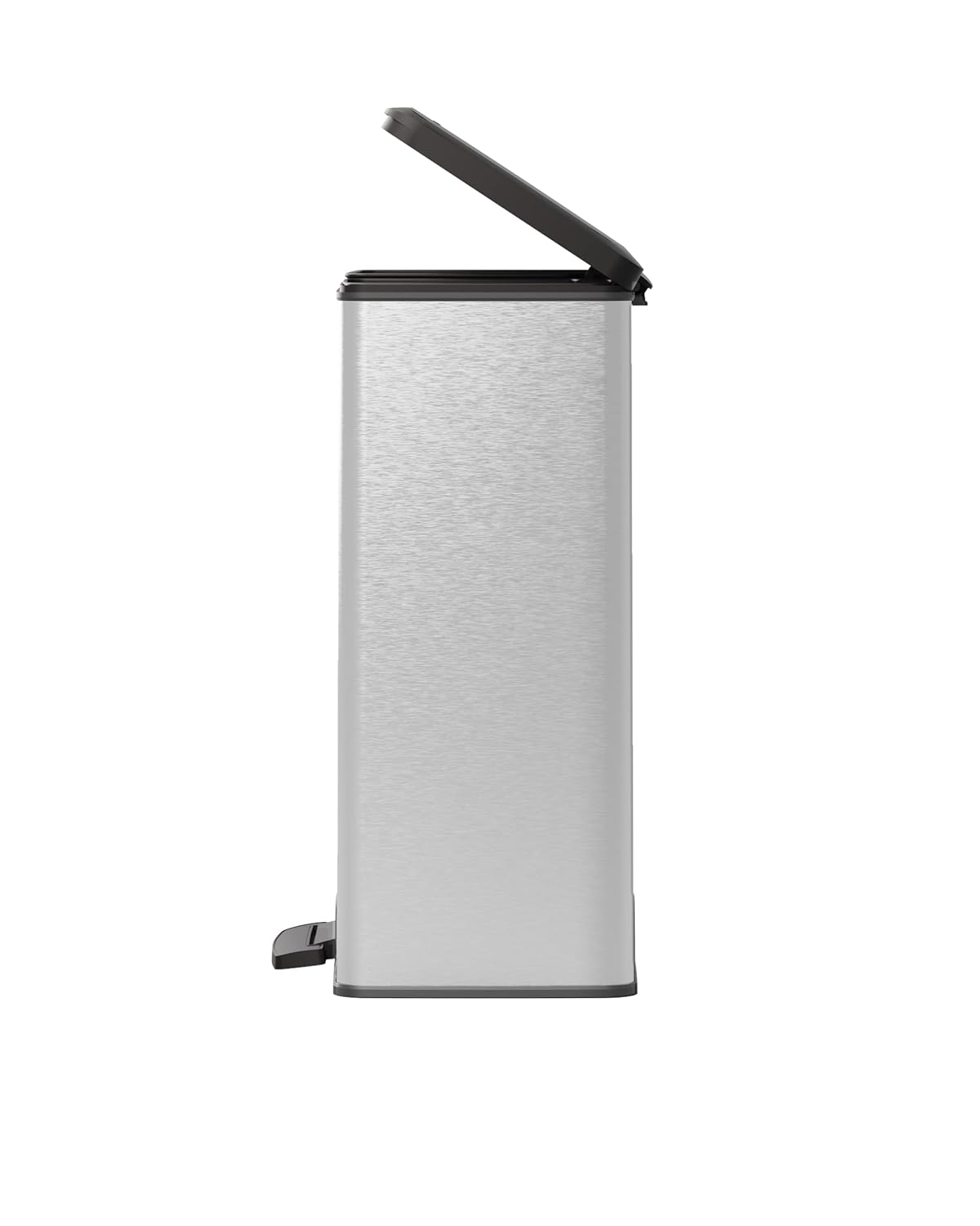 CURVER Deco Rectangle — Poubelle 65L gris métallisé – Image 2