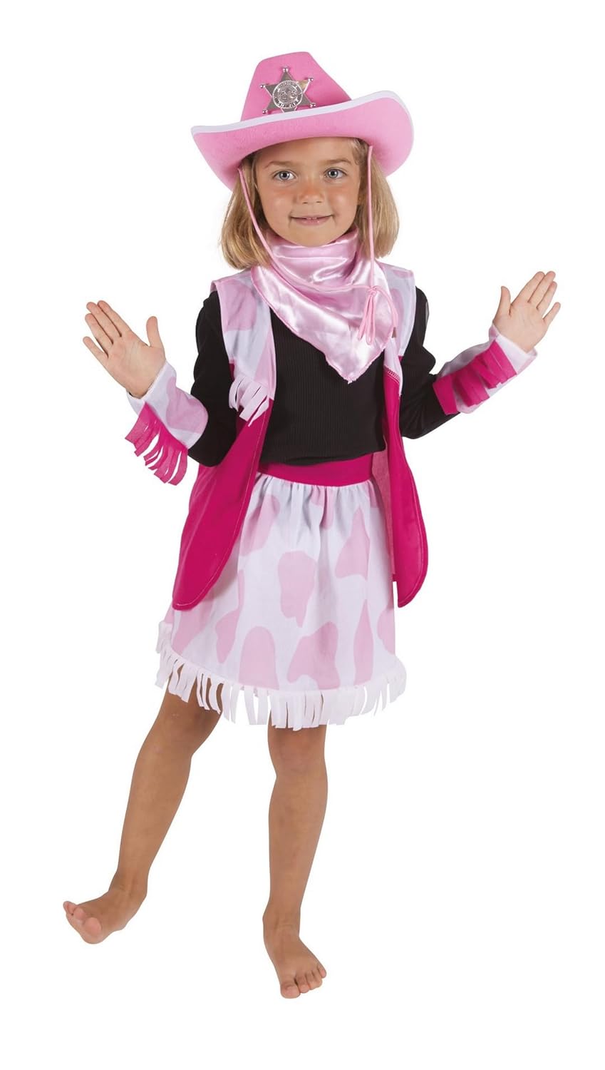 P'TIT CLOWN — Déguisement Cowgirl Enfant Taille Unique – Image 2