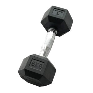 Haltère hexagonale 6 kg x1