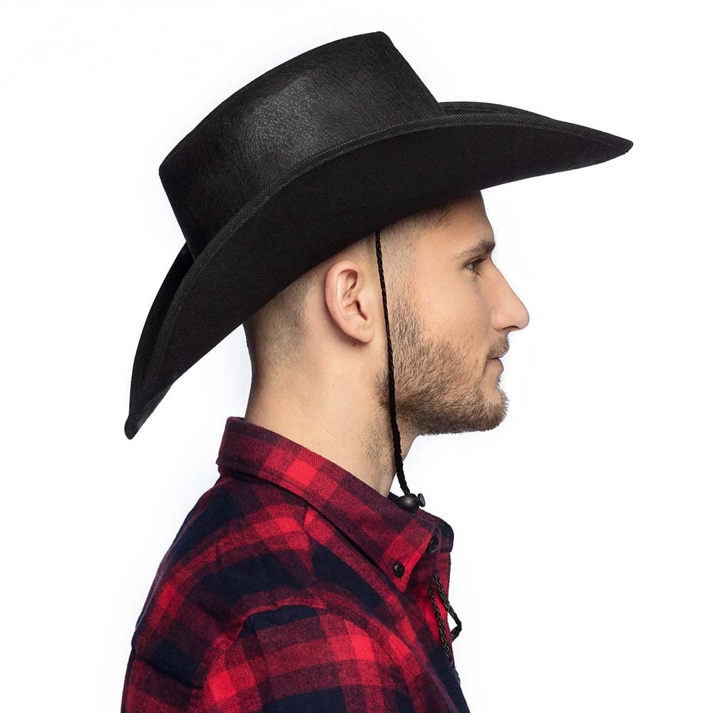 BOLAND Wichita — Chapeau de cowboy noir taille unique – Image 3