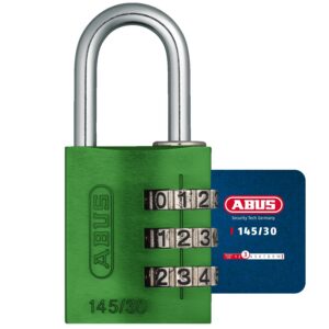 ABUS AB145/30 VERDE 466175 Cadenas, Vert
