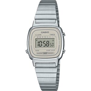 Casio Femmes Numérique Quartz Montre avec Bracelet en Acier Inoxydable LA670WEA-8AEF