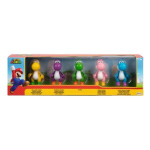 Nintendo Yoshi Lot de 5 Figurines 6,5 cm