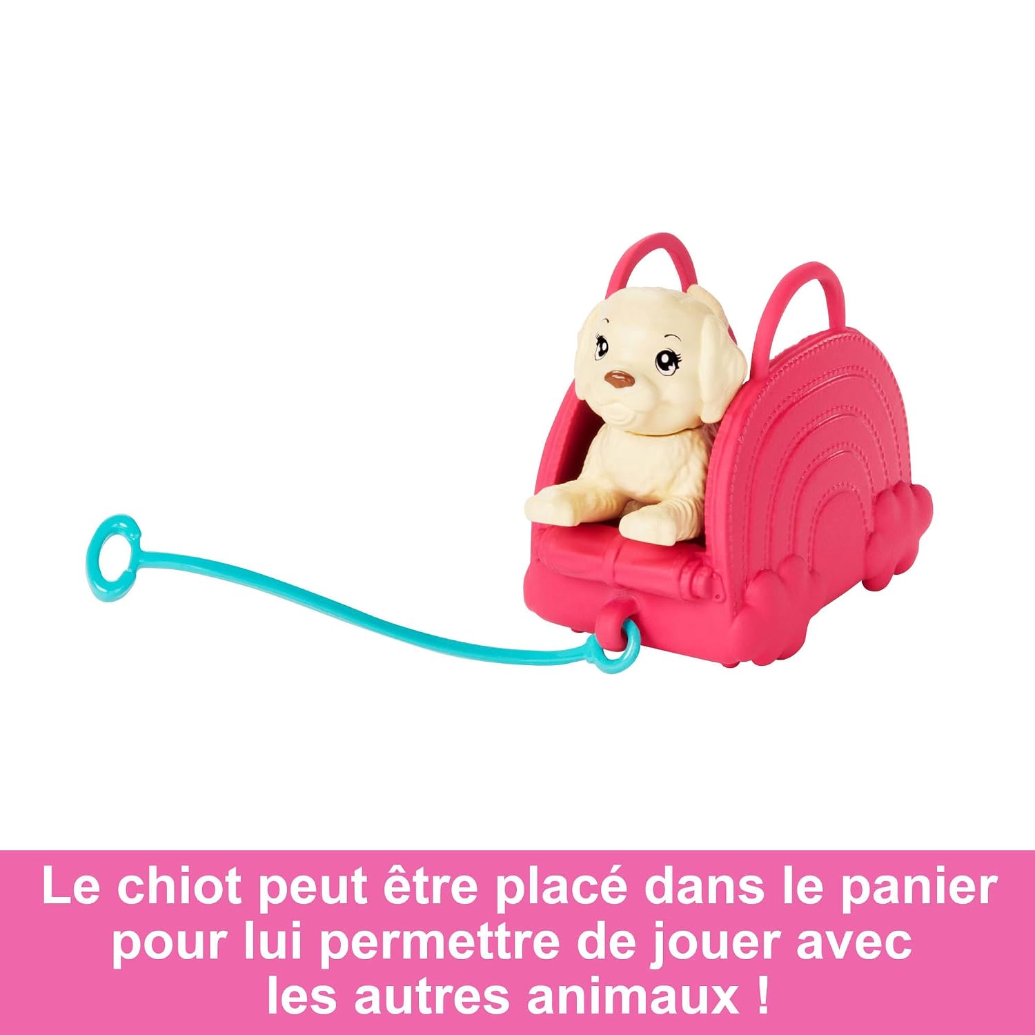 BARBIE Chelsea — Coffret poupée de voyage avec chiot et 6 accessoires – Image 5