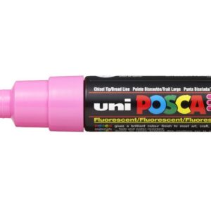 UNI-BALL Marqueur Pte large biseautée POSCA PC8K 8mm Rose Fluo