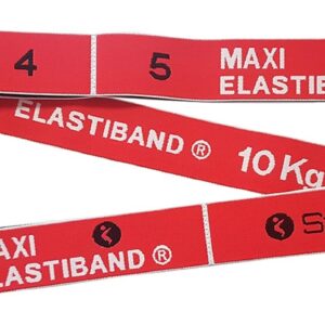 Sveltus Maxi Elastiband, Mixte Adulte, Rouge, 10 kg