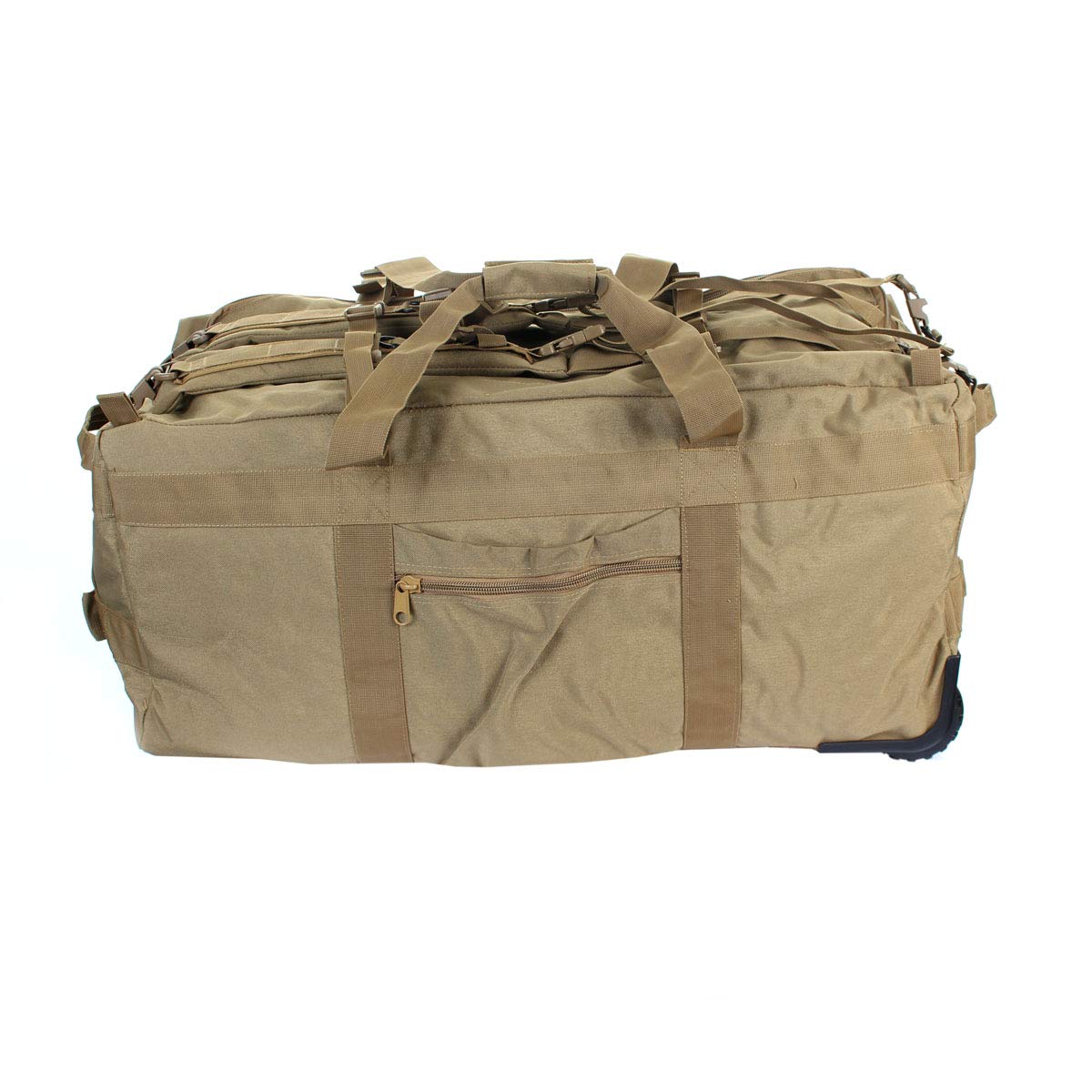 MIL-TEC — Sac de transport Duffel à roulettes Coyote – Image 7