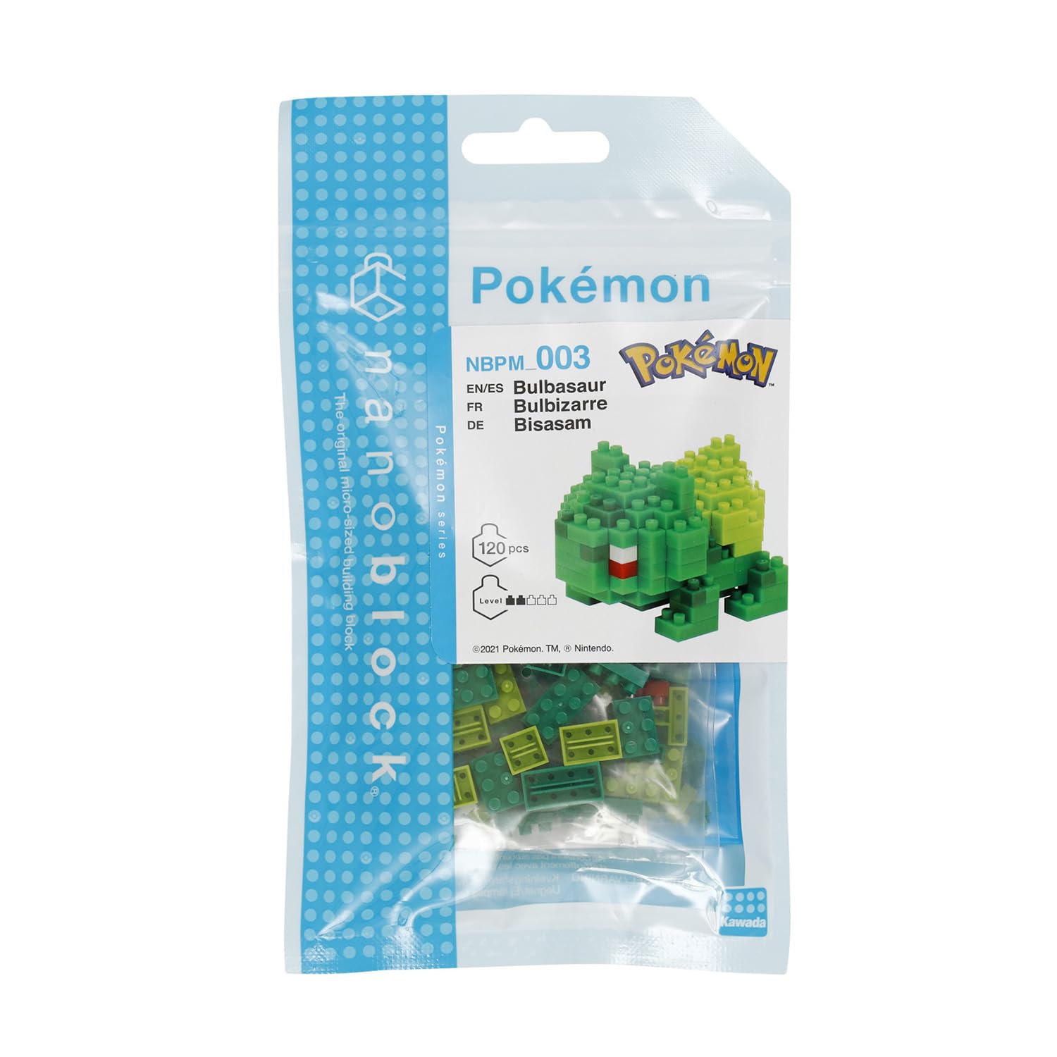 NANOBLOCK NBPM003 — Pokémon Bulbizarre à Construire – Image 5