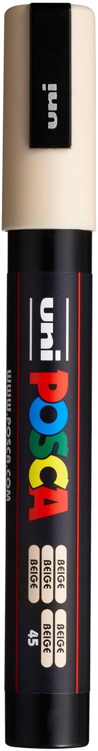 Uni-Ball Marqueur pointe moyenne conique PC5M BE Beige