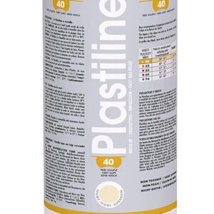 Plastiline 5140T - Tube de Plastiline - Pâte à Modeler, Haute Précision - Modeler, Sculpter, Mouler - Dureté 40 (très souple) - 5 kg - Teinte Ivoire. Fabriqué en France