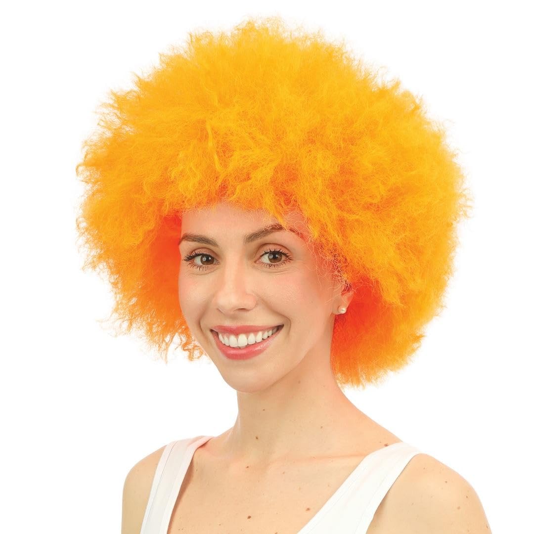 P'TIT CLOWN Willy — Perruque Afro Orange – Image 3