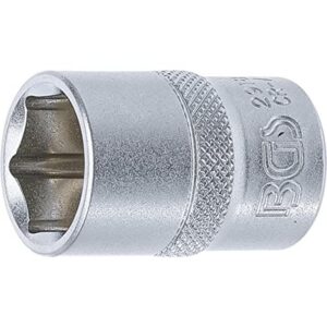 BGS 2918 | Douille pour clé, six pans | 12,5 mm (1/2") | 18 mm