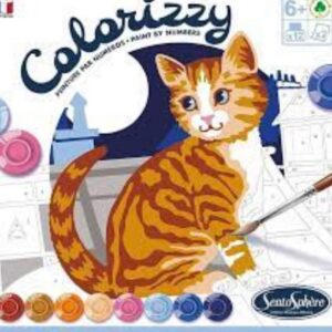 Alternative view of SENTOSPHÈRE Colorizzy Cats — Kit Peinture par Numéros Chats