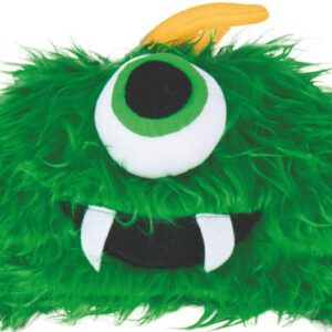 Alternative view of P'TIT CLOWN — Chapeau Monstre Velu Adulte Vert clair
