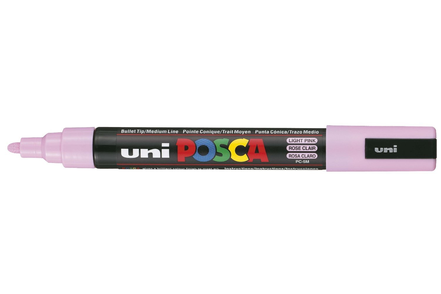POSCA MARQUEUR ROSE CLAIR 2.5MM CONIQUE MOYEN