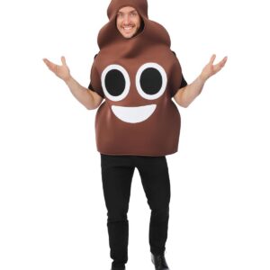 P'TIT CLOWN - 24425 - Costume crotte - adulte - taille unique - Costume Caca - Tenue Carnaval, Fêtes Costumées, Halloween, Soirées à Thème, Cosplay