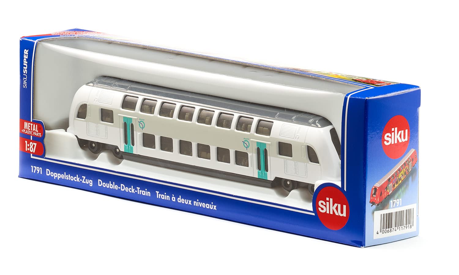 SIKU — Train à deux étages RATP 1:87 – Image 5