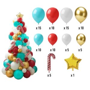Alternative view of P'TIT CLOWN — Kit de 86 Ballons Sapin de Noël