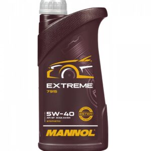 MANNOL Huile moteur 5W-40 Huile ACEA A3/B4 API SN API CH-4 Extreme 1 L