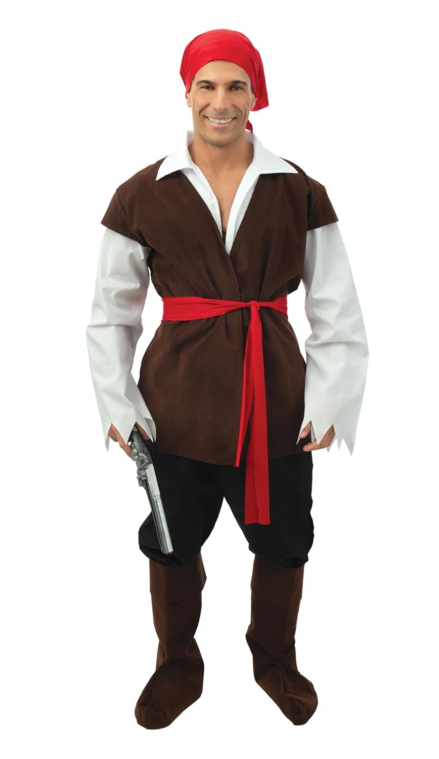 P’TIT CLOWN — Costume Pirate Homme Taille S/M