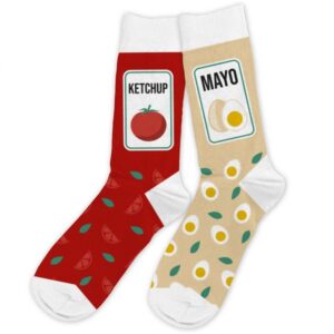 STC Paire de Chaussettes dépareillées - Ketchup Mayo
