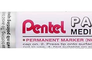 PENTEL Marqueur peinture PAINT MARKER, Pointe moyenne, Rouge nacré