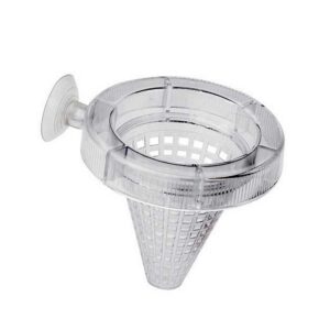 Aqua Della, Tamis transparent, Évite simplement que les vers se cachent directement dans le sable, Peut également traverser les chambres à air, Transparent, En plastique, sans danger pour les poissons