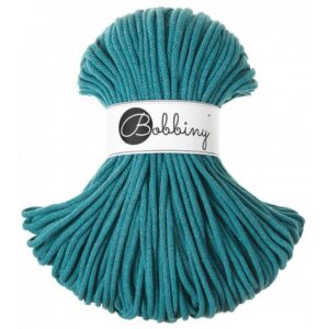 Bobbiny Corde Macramé Tressée Premium 5mm (Teal) 100m